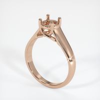 18K Rose Gold Solitaire Ring Setting Video