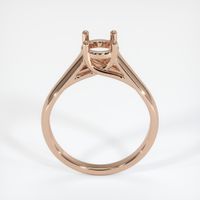 18K Rose Gold Solitaire Ring Setting Image