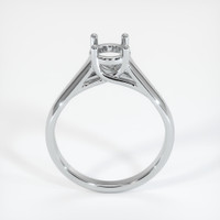 10K White Gold Solitaire Ring Setting Image