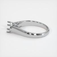 14K White Gold Solitaire Ring Setting Image