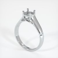 18K White Gold Solitaire Ring Setting Video