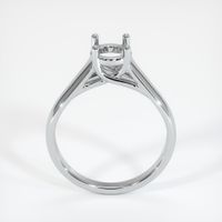 18K White Gold Solitaire Ring Setting Image