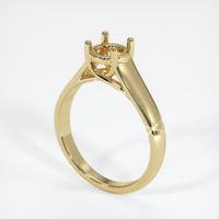 14K Yellow Gold Solitaire Ring Setting Video