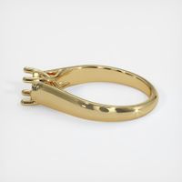 14K Yellow Gold Solitaire Ring Setting Image