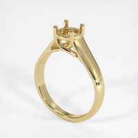 18K Yellow Gold Solitaire Ring Setting Video