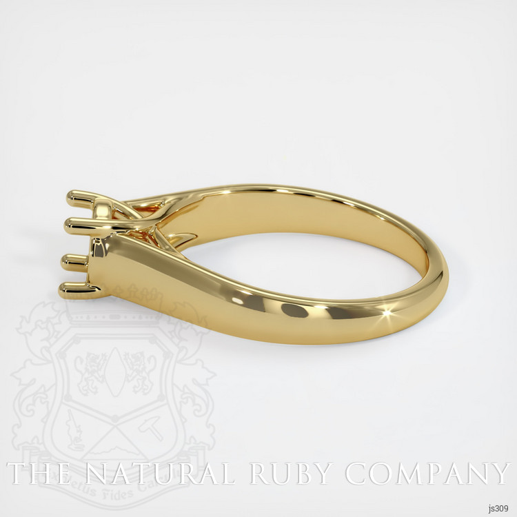18K Yellow Gold Solitaire Ring Setting