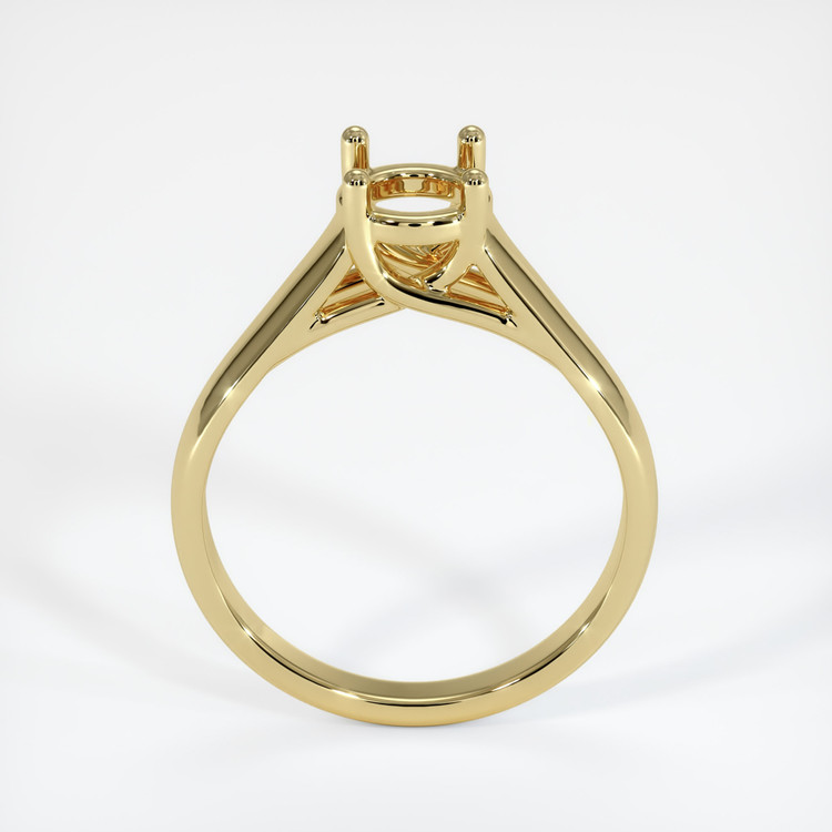 18K Yellow Gold Solitaire Ring Setting