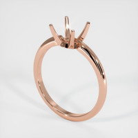 14K Rose Gold Solitaire Ring Setting Video