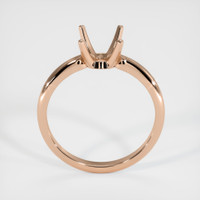 18K Rose Gold Solitaire Ring Setting Image