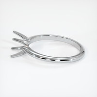 Silver Solitaire Ring Setting Image
