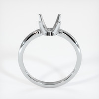 Silver Solitaire Ring Setting Image
