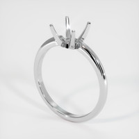 14K White Gold Solitaire Ring Setting Video