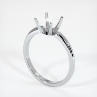 18K White Gold Solitaire Ring Setting Video