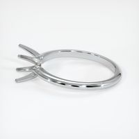 18K White Gold Solitaire Ring Setting Image