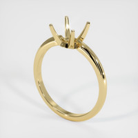 14K Yellow Gold Solitaire Ring Setting Video