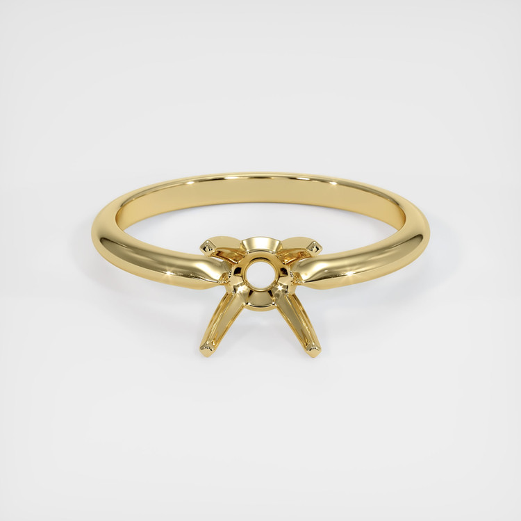 14K Yellow Gold Solitaire Ring Setting