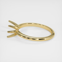 14K Yellow Gold Solitaire Ring Setting Image