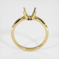 14K Yellow Gold Solitaire Ring Setting Image