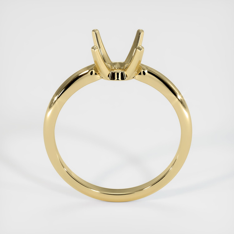 14K Yellow Gold Solitaire Ring Setting