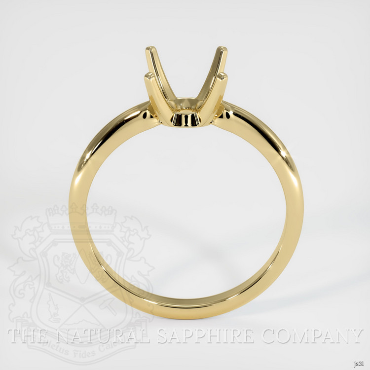 14K Yellow Gold Solitaire Ring Setting