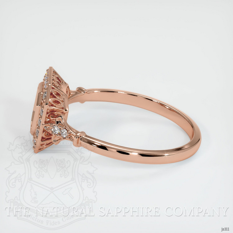 14K Rose Gold Antique Style Ring Setting