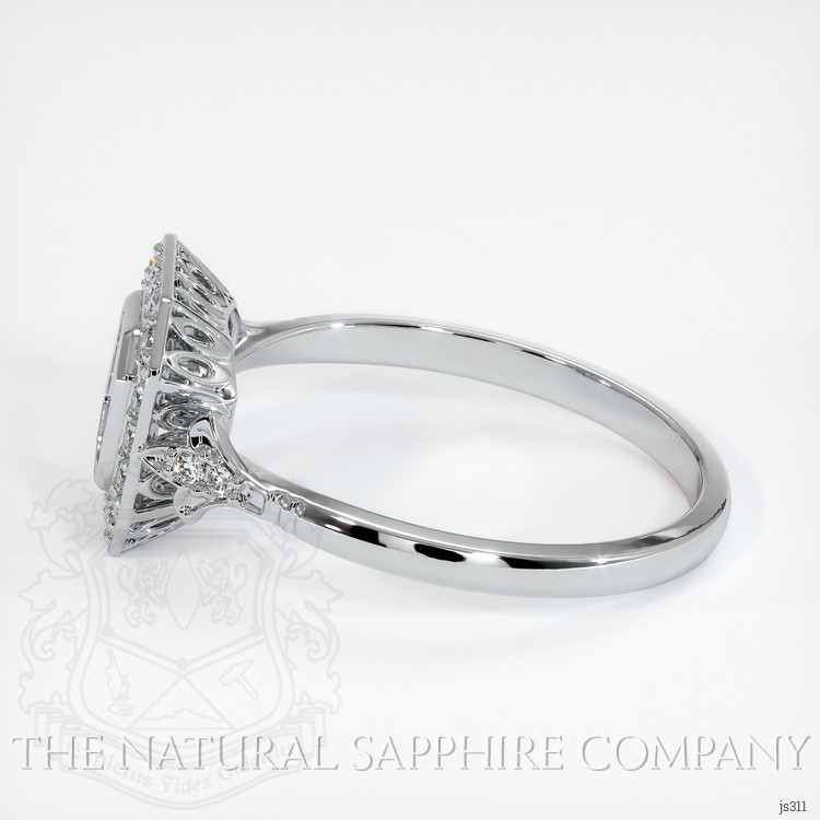 18K White Gold Antique Style Ring Setting
