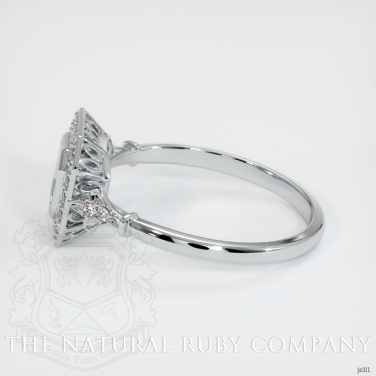 18K White Gold Antique Style Ring Setting