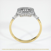 18K White & Yellow Antique Style Ring Setting Image