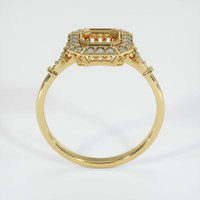 18K Yellow Gold Antique Style Ring Setting Image