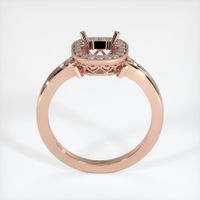 14K Rose Gold Antique Style Ring Setting Image