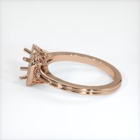 18K Rose Gold Antique Style Ring Setting Image