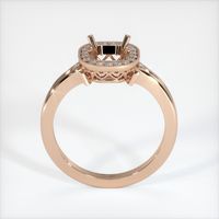 18K Rose Gold Antique Style Ring Setting Image