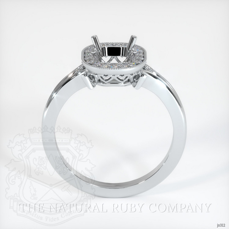 Silver Antique Style Ring Setting