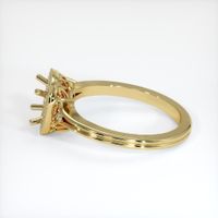 18K Yellow Gold Antique Style Ring Setting Image