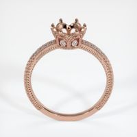 14K Rose Gold Antique Style Ring Setting Image