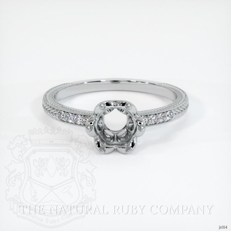 Silver Antique Style Ring Setting