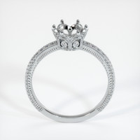 10K White Gold Antique Style Ring Setting Image