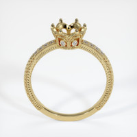 10K Yellow Gold Antique Style Ring Setting Image