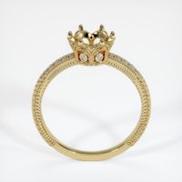 14K Yellow Gold Antique Style Ring Setting Image