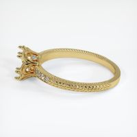 18K Yellow Gold Antique Style Ring Setting Image