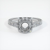 10K White Gold Antique Style Ring Setting Image