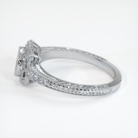 10K White Gold Antique Style Ring Setting Image