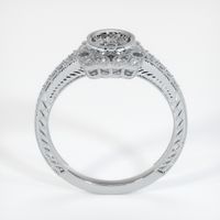 14K White Gold Antique Style Ring Setting Image