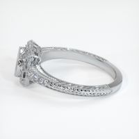 18K White Gold Antique Style Ring Setting Image