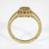 10K Yellow Gold Antique Style Ring Setting Image