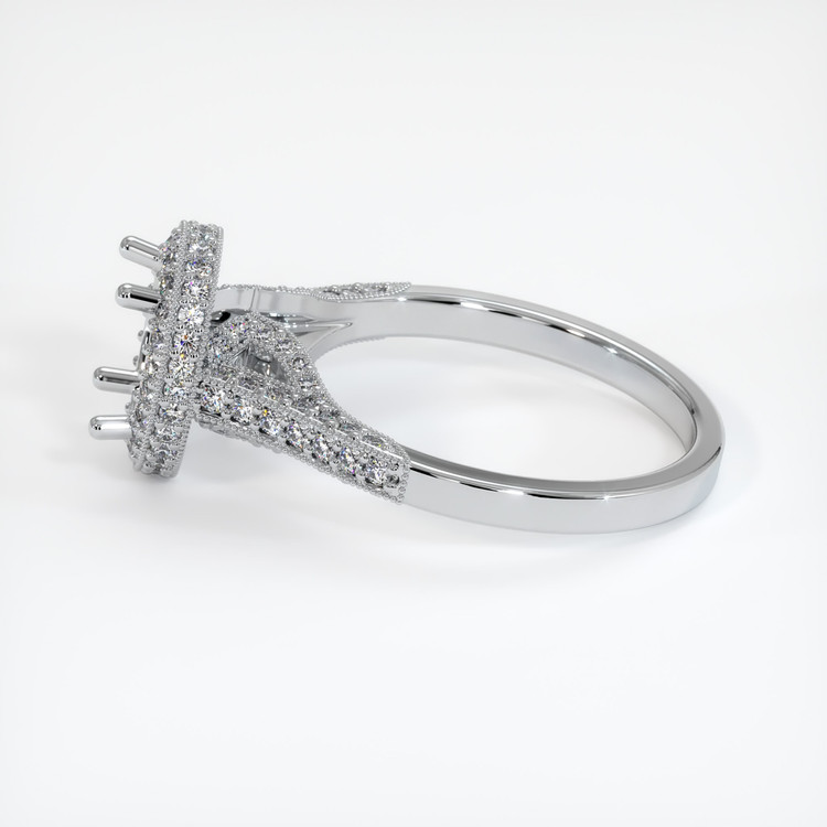 Platinum 950 Pave Ring Setting