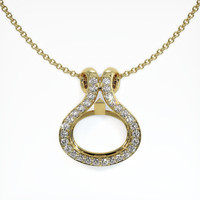 10K Yellow Gold Antique Style Pendant Setting Video