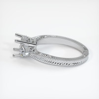 10K White Gold Antique Style Ring Setting Image
