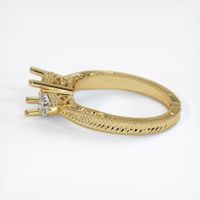 14K Yellow Gold Antique Style Ring Setting Image