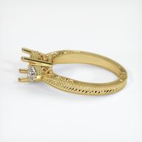 18K Yellow Gold Antique Style Ring Setting Image